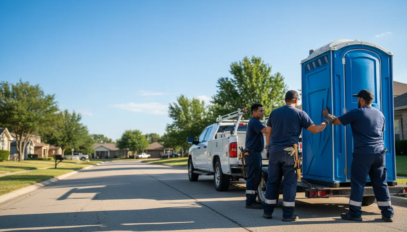 Portable Toilet Rental in Sunset, TX near me